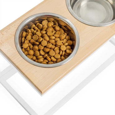 Porte-gamelles ajustable - bois