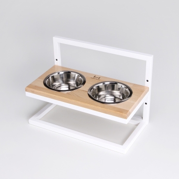Porte-gamelles ajustable - bois