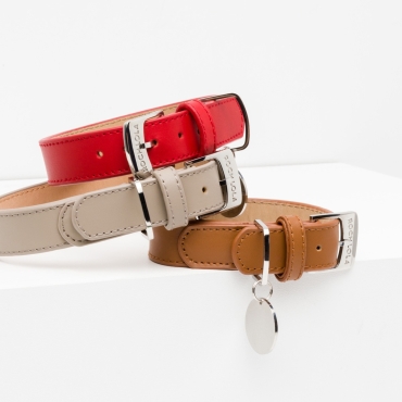 Collier cuir Roch Lola Camel