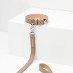 Collier cuir Roch Lola Beige