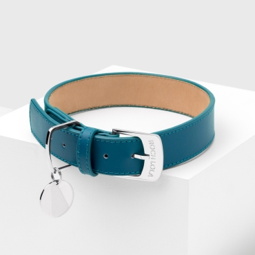 Collier cuir Roch Lola Indigo