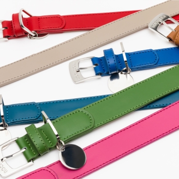 Collier cuir Roch Lola Indigo