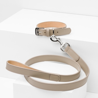 Laisse cuir Roch Lola Beige