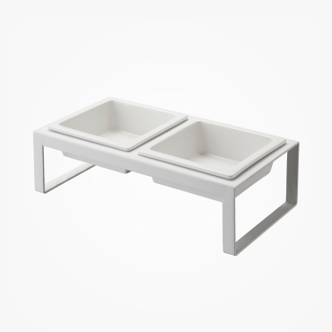 Modern Pet Bowl - Blanc