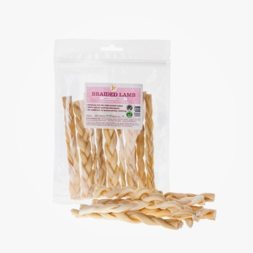 Peau tressée d’agneau - 100g