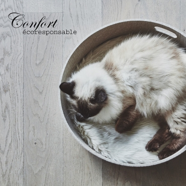 Panier écoresponsable Miacara Cesto - Nougat