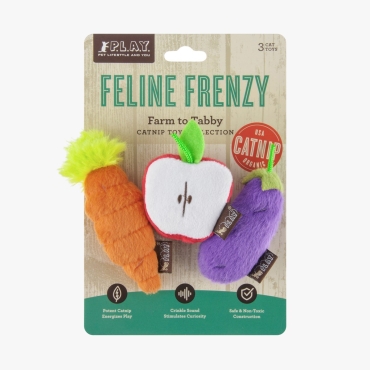 Peluches PLAY à la cataire BIO - Trio végétal