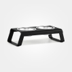 Dog feeder MiaCara Desco alu noir