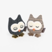 Peluches pour chat PLAY à la cataire BIO - Petits hiboux