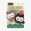 Peluches pour chat PLAY à la cataire BIO - Petits hiboux