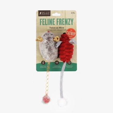 Peluches pour chat PLAY à la cataire BIO - Souris Party