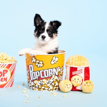 Peluche interactive Zippy Paws - Popcorn