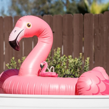 Peluche PLAY - Bouée Flamant Rose