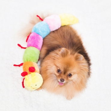 Peluche Maxi Chenille - 2 tailles : 50 cm et 75 cm