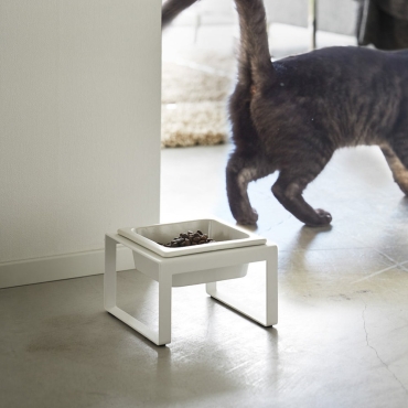 Modern Pet Bowl - Ecuelle individuelle surélevée - blanc