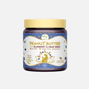 eurre de cacahuète Pawfect aux myrtilles et au chanvre - 275 g