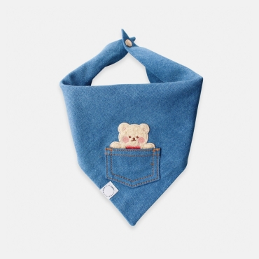 Bandana Nounours pour chien - Shop Sunny Tails