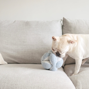 Peluche de fouille Monti bleu bébé - Lambwolf Collective