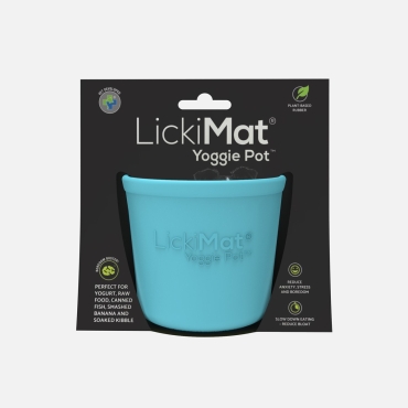 Lickimat Yoggie Pot bleu
