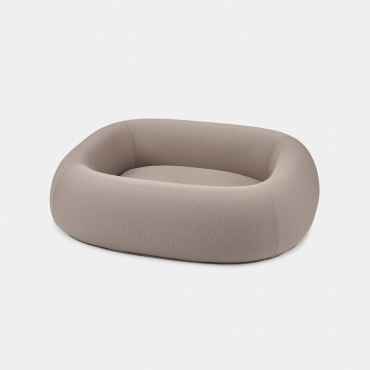 Lit à mémoire de forme Miacara Barca - taupe