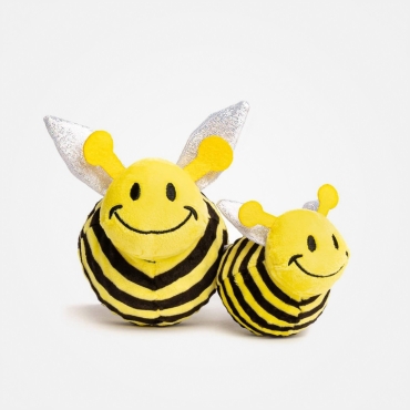 Balle en peluche Fabdog - Mimi l'abeille - 2 tailles
