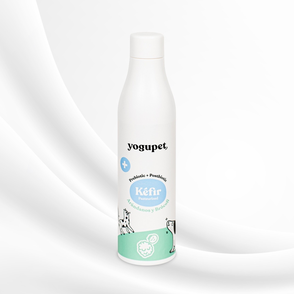 Yogupet Kéfir pour chien et chat - Myrtille et Brocoli Yogupet Kéfir pour chien et chat - Myrtille et Brocoli