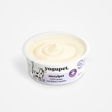 Yogupet Sterylpet - Yaourt pasteurisé sans lactose - 0,2% de matières grasses