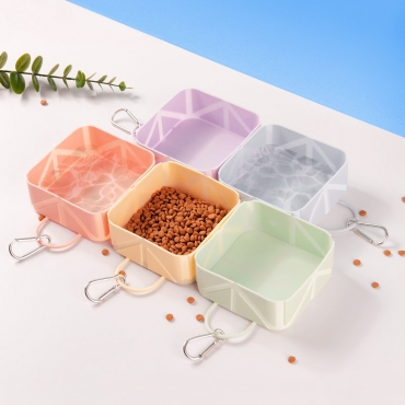 Gamelle pliable lavande