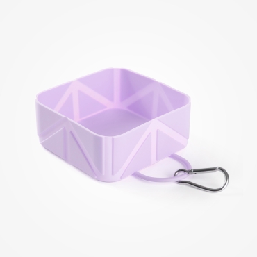 Gamelle pliable lavande