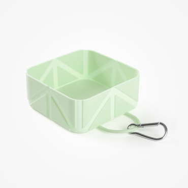 Gamelle pliable vert d'eau