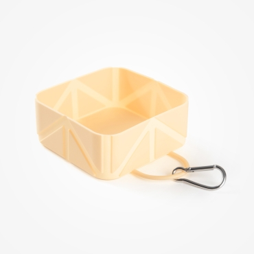 Gamelle pliable citron