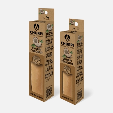 Barre de fromage PREMIUM au lait de Yak et à la noix de coco - Tailles M et L