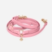 Laisse imperméable multipositions 4 en 1 Shop Sunny Tails - rose poudré - 2 tailles