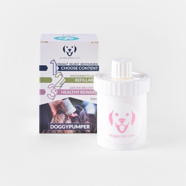 DoggyPumper – Distributeur de nourriture humide - rose