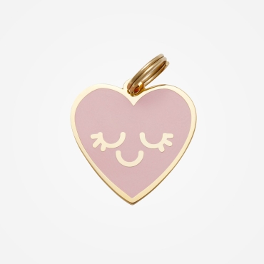 Médaille pour chien Smiling Heart - Two Tails Pet Company - le Maître des Lieux