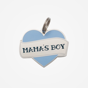 Médaille pour chien Mama’s Boy- Two Tails Pet Company - le Maître des Lieux