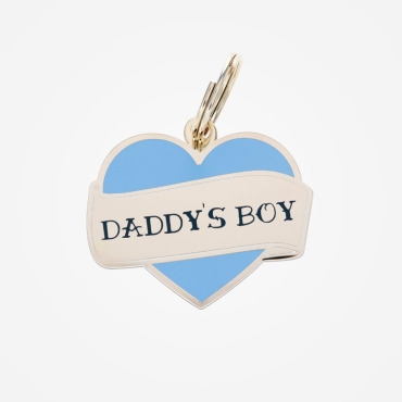 Médaille pour chien Daddy’s Boy- Two Tails Pet Company - le Maître des Lieux