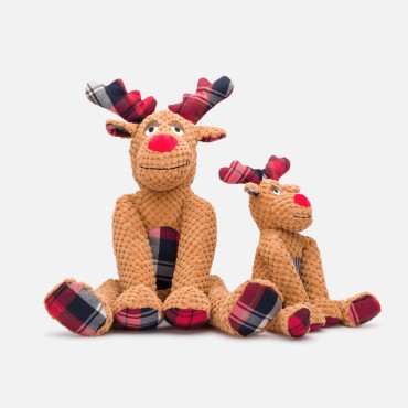 Peluche Renne de noël Fabdog - 2 tailles - le Maître des Lieux