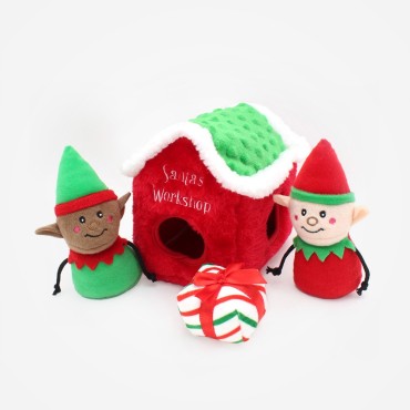 Peluche interactive Zippy Paws - Maison des Lutins - le Maître des Lieux