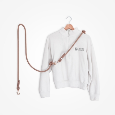 Laisse mains-libres Furlou beige- le Maître des Lieux