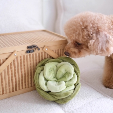 Peluche de Fouille Chou vert - Pups and Bubs - le Maître des Lieux