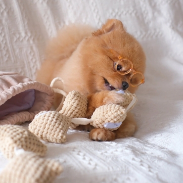 Peluche de Fouille Cornet de popcorn - Pups and Bubs - le Maître des Lieux