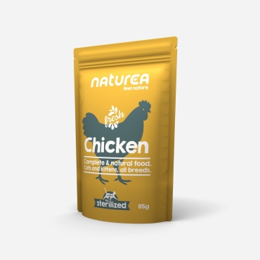 Pâtée pour chats Naturea au Poulet - le Maître des Lieux