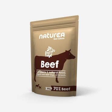 Pâtée pour chiens Naturea au Boeuf - le Maître des Lieux