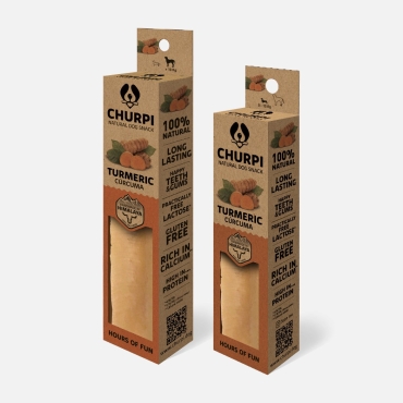 Barre de fromage PREMIUM au lait de Yak et au curcuma - Tailles M et L - le Maître des Lieux