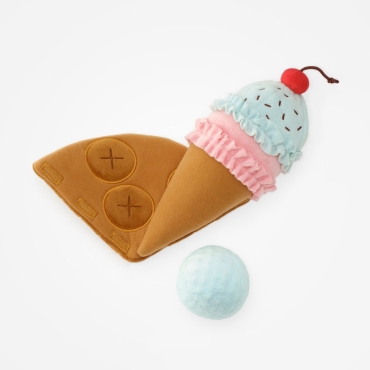 Jouet interactif Glace 2 boules – The Foggy Dog - le Maître des Lieux