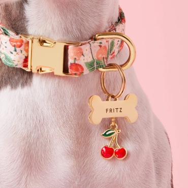Charm pour collier ou médaille - Cerises The Foggy Dog - le Maître des Lieux