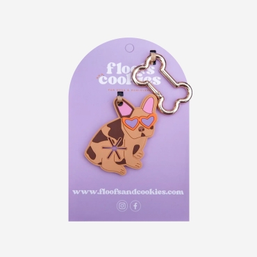 Porte sac à déjections Bouledogue Français - Floofs and Cookies - Le Maître des Lieux