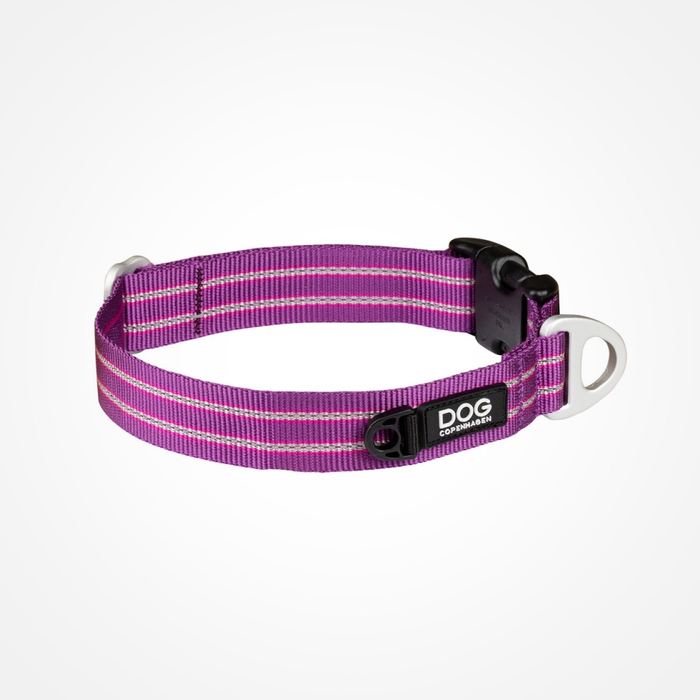 Collier Dog Copenhagen Urban Style Violet - Le Maître des Lieux Collier Dog Copenhagen Urban Style Violet - Le Maître des Lieux