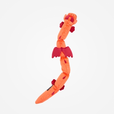 Peluche ZippyPaws Dragonz orange – 65 cm - le Maître des Lieux